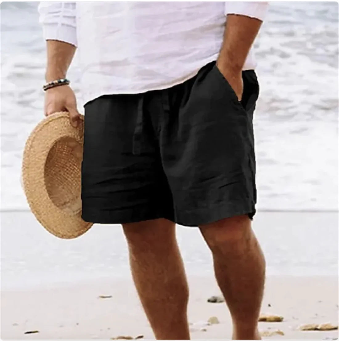 Cotton Linen Shorts