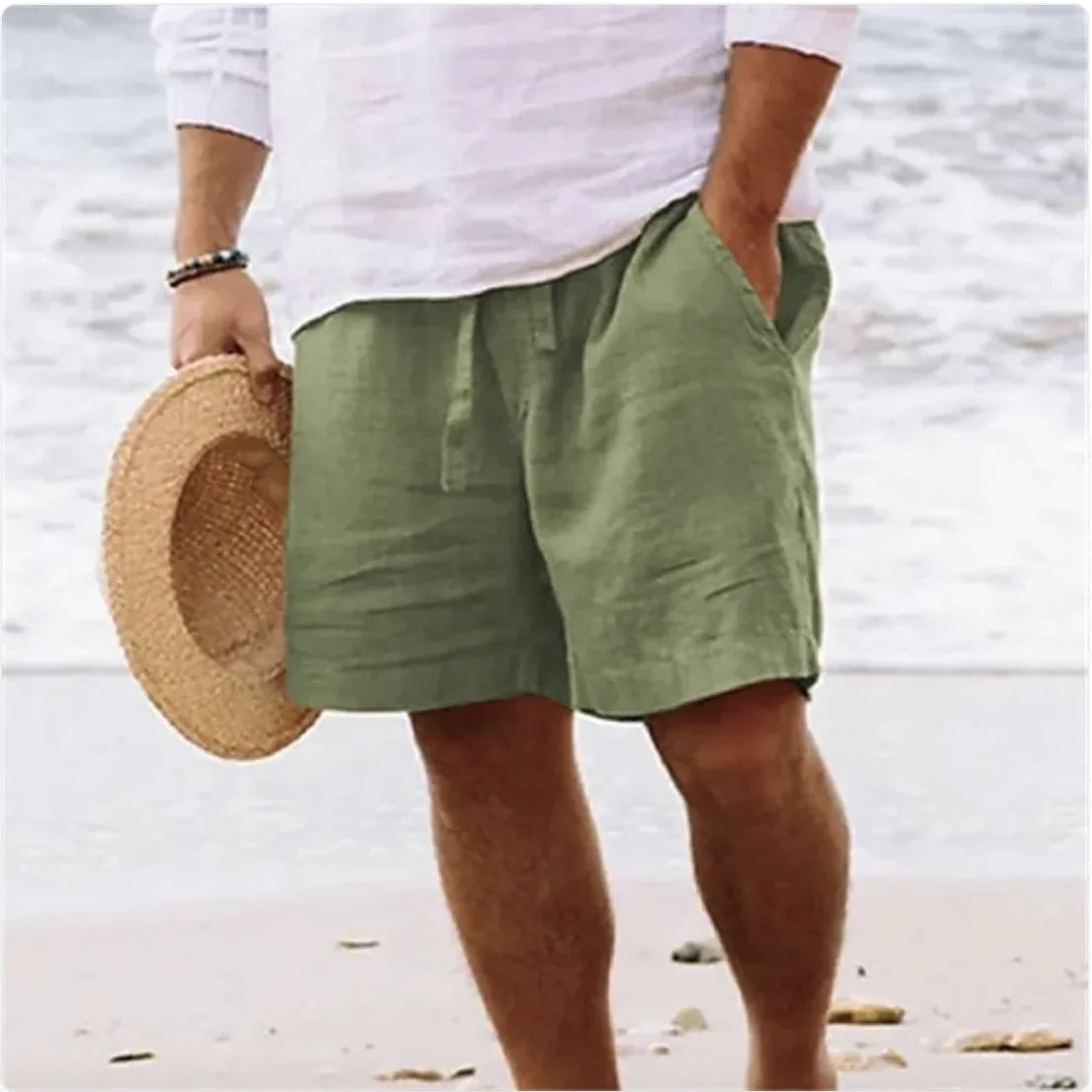 Cotton Linen Shorts
