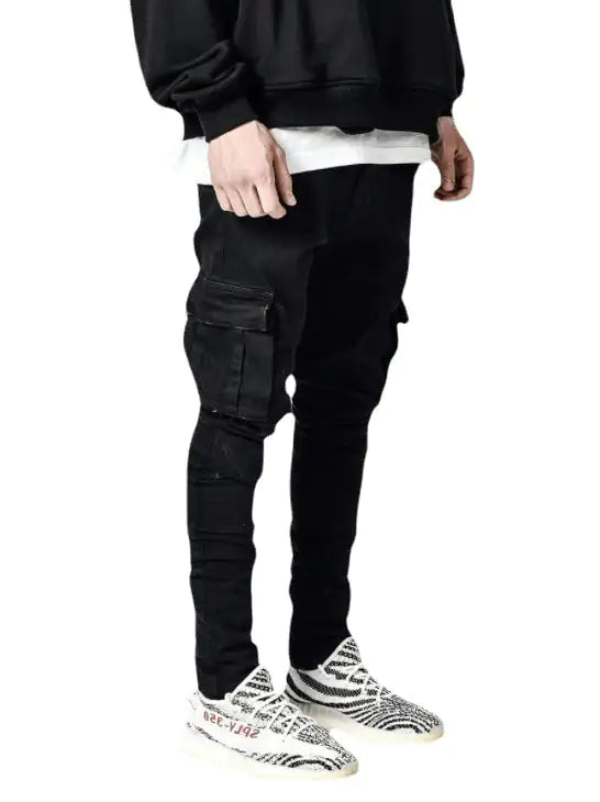 Side Pockets Skinny Jeans