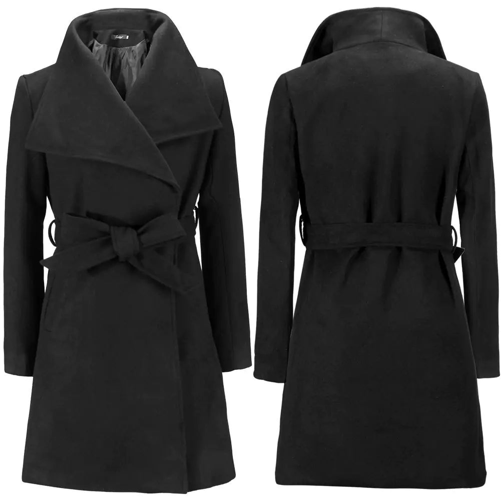 Mid-Length Wool Coat