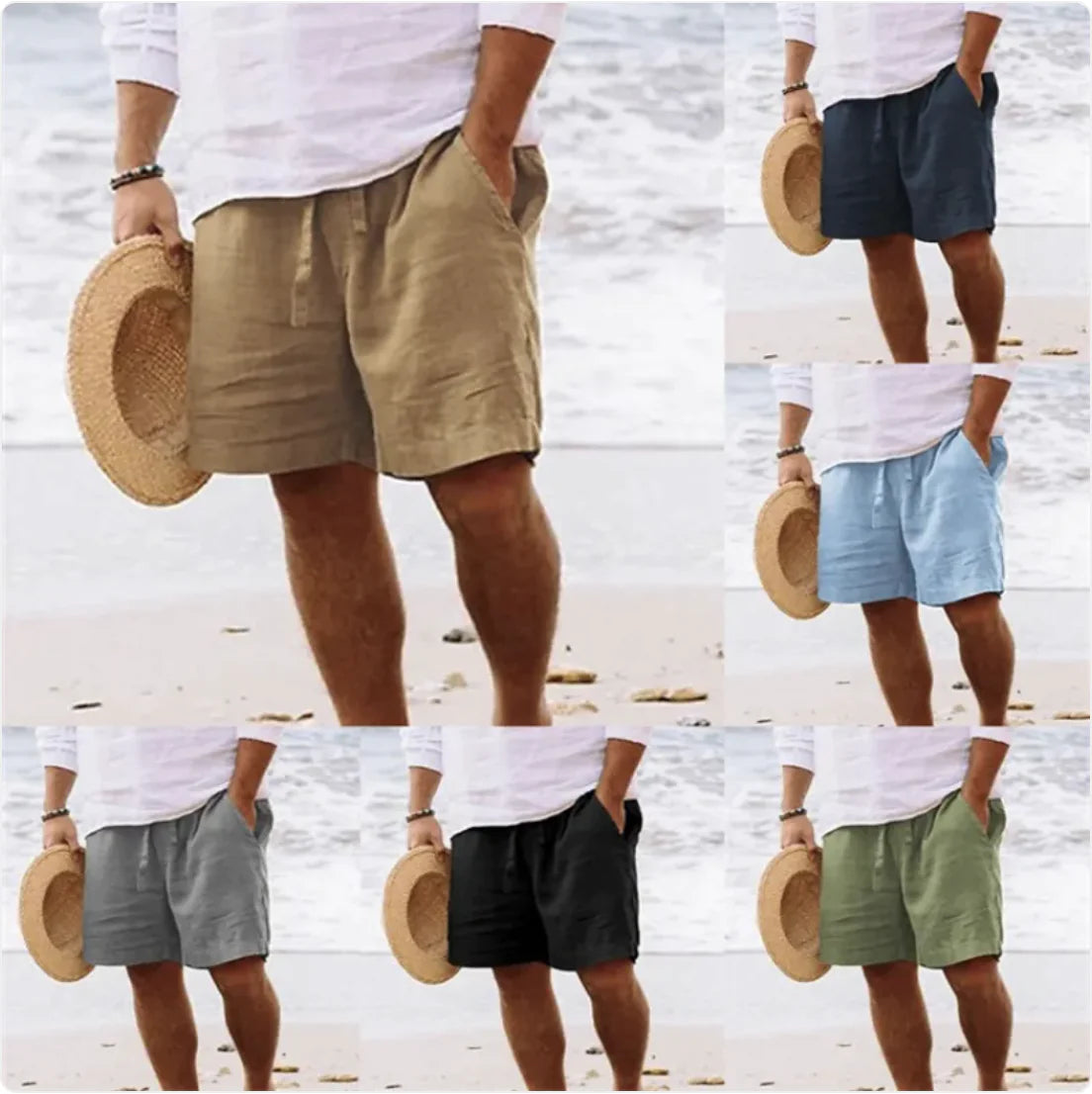 Cotton Linen Shorts
