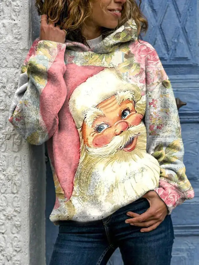 Autumn Digital Print Pullover