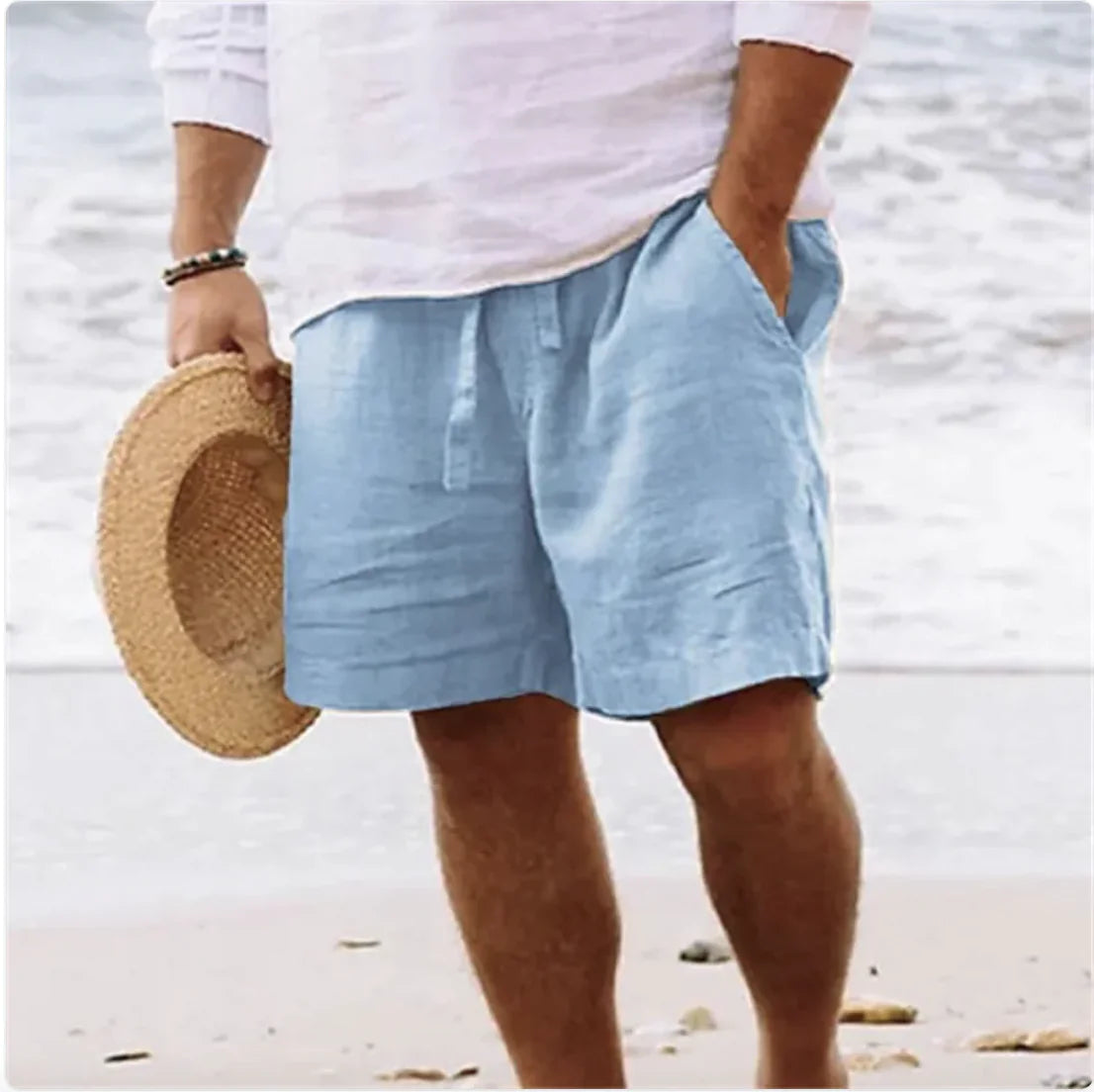 Cotton Linen Shorts