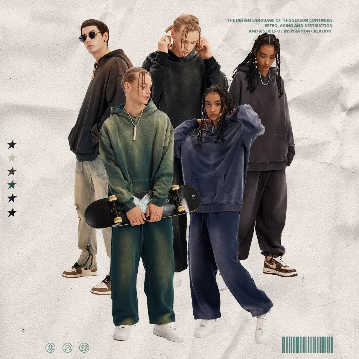 Vintage Sprayed Washed Sweatshirt