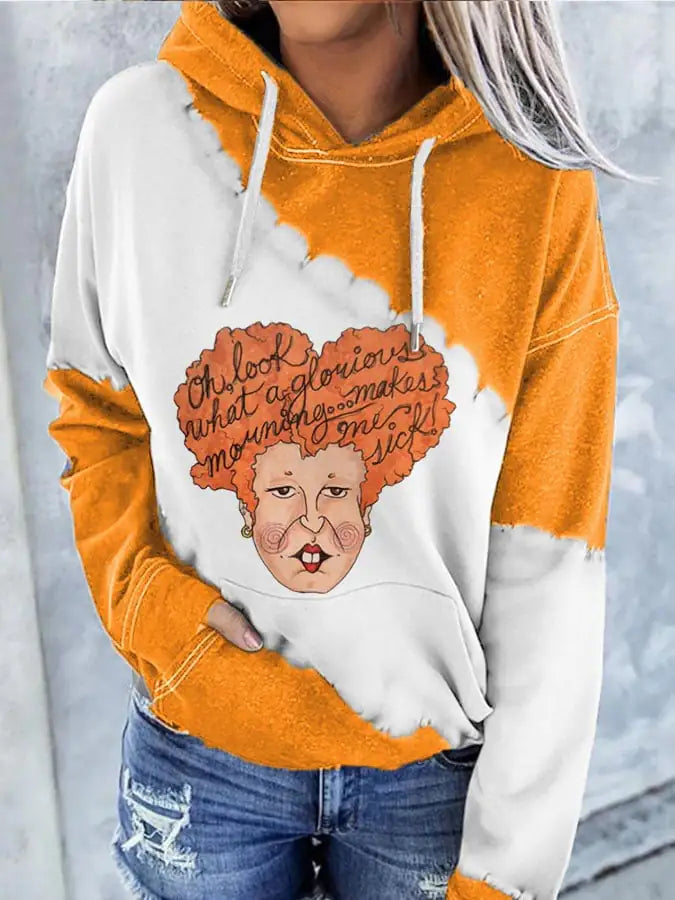 Autumn Digital Print Pullover