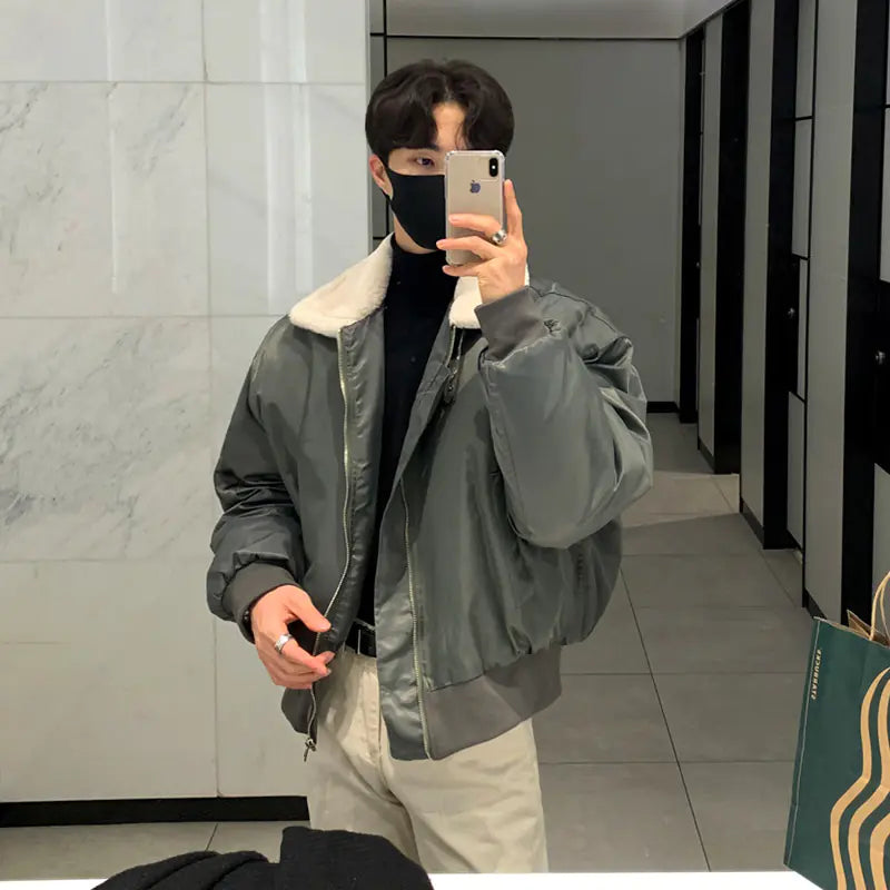 Winter Cotton Lamb Jacket