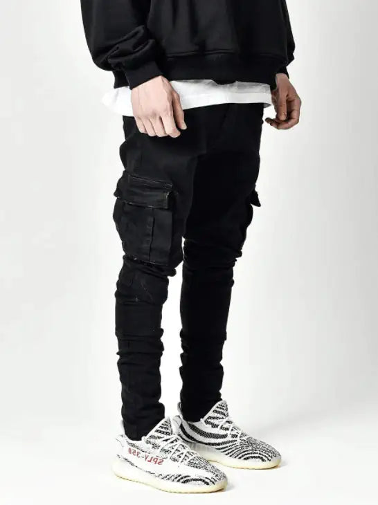 Side Pockets Skinny Jeans
