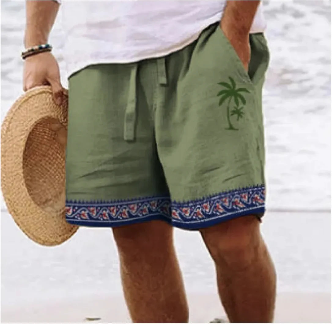 Cotton Linen Shorts