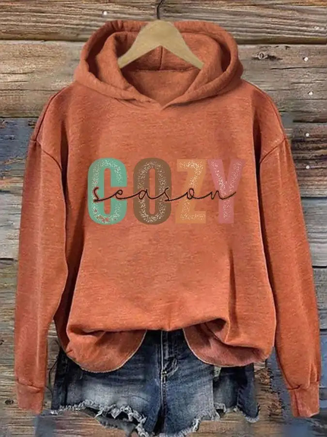 Autumn Digital Print Pullover