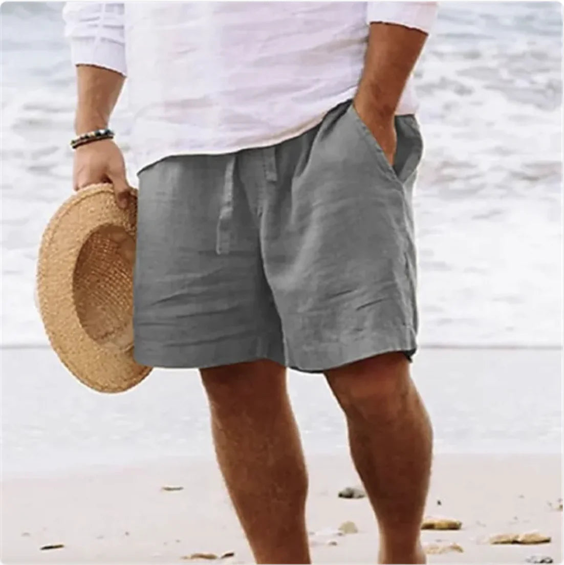 Cotton Linen Shorts
