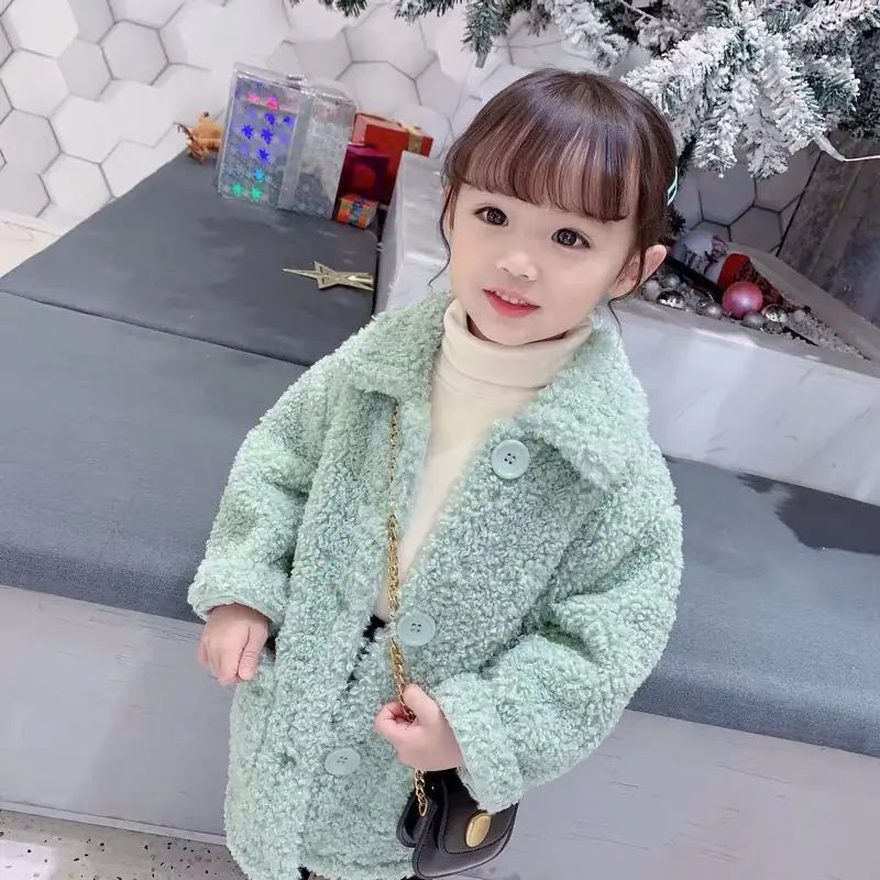 Thick Mid-length Wool Coat