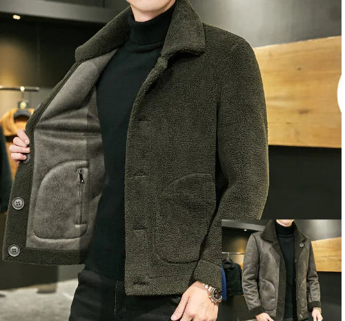 Button Closure Reversible Jacket