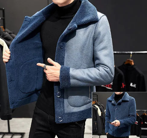 Button Closure Reversible Jacket