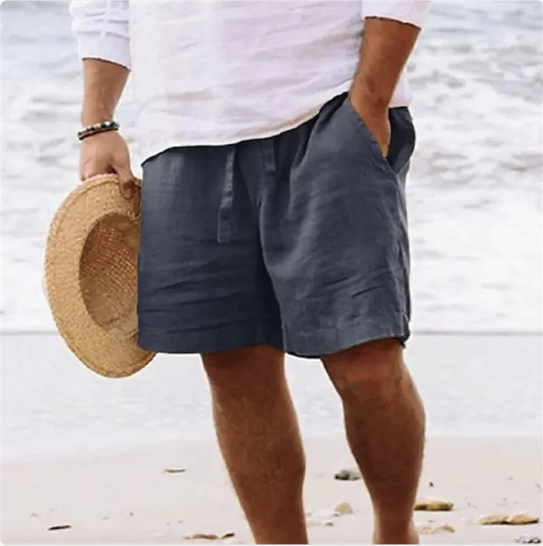 Cotton Linen Shorts