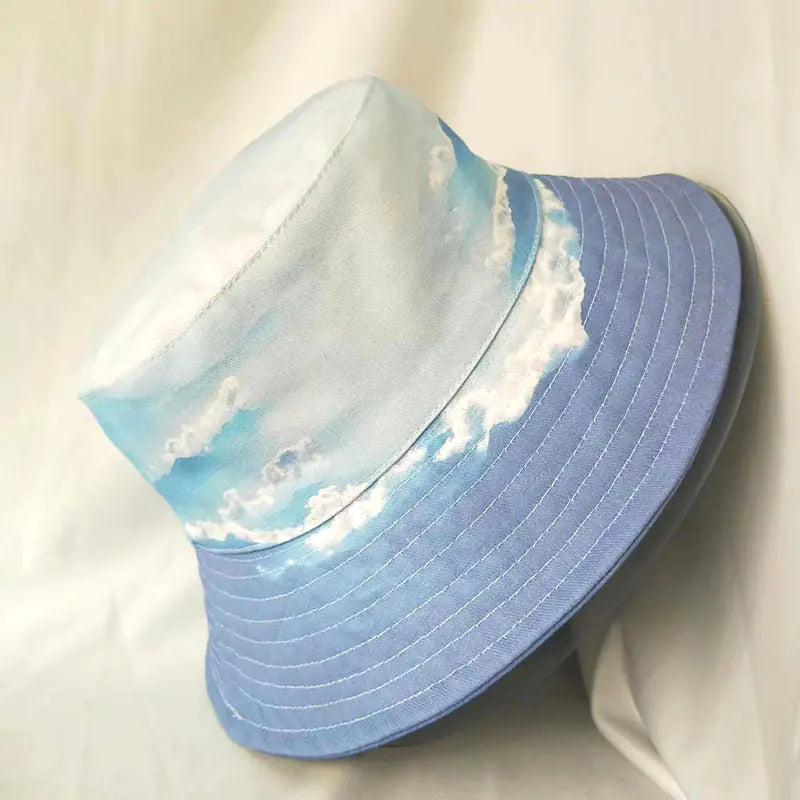 Versatile Printed Sunshade Hat