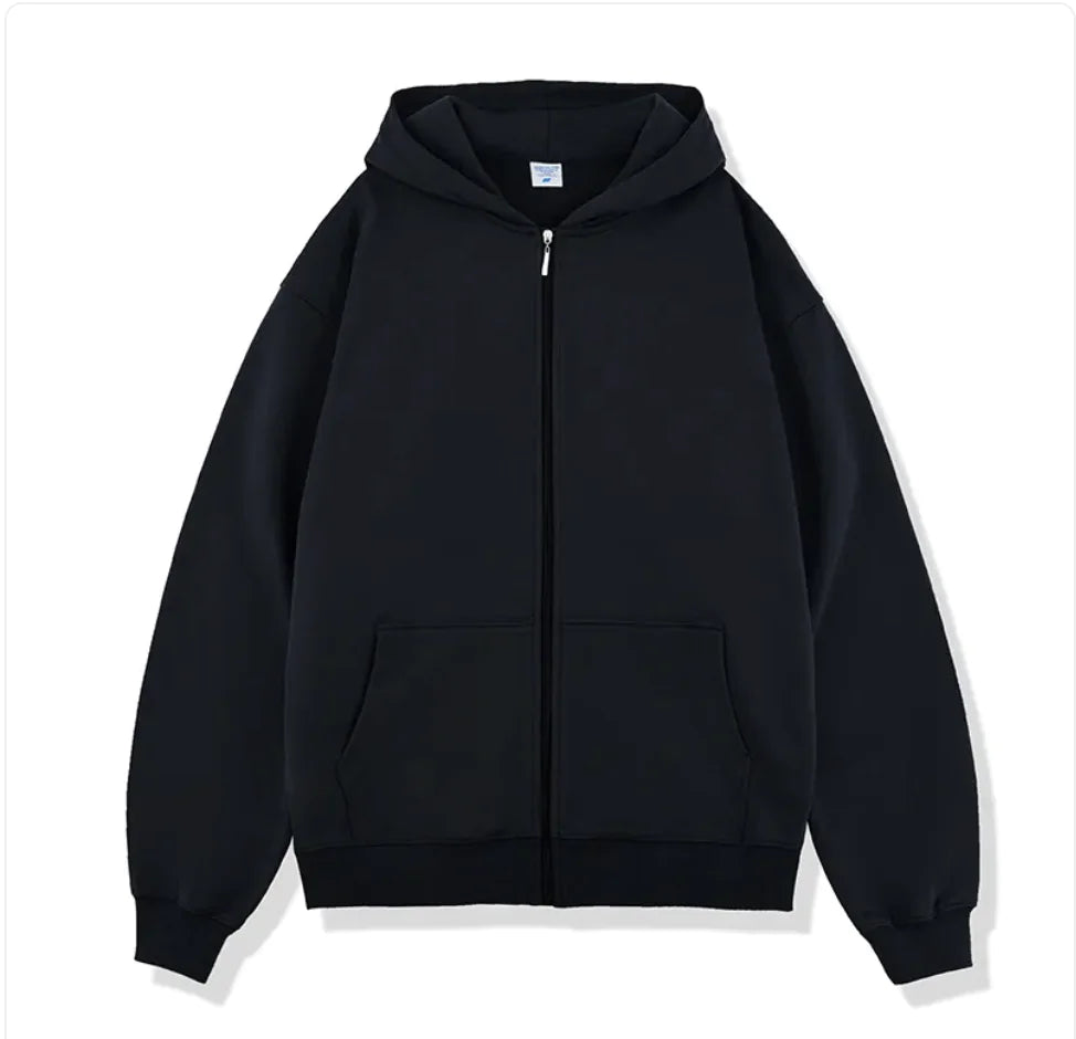 Hooded Zipper Sweater