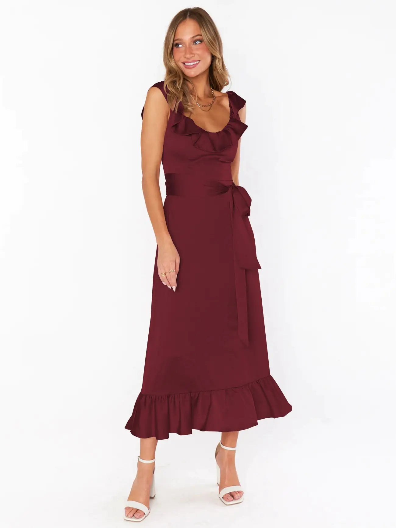 Lace Up Dress