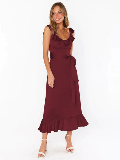 Lace Up Dress