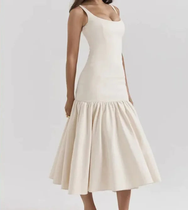 Pleat Fit Dress