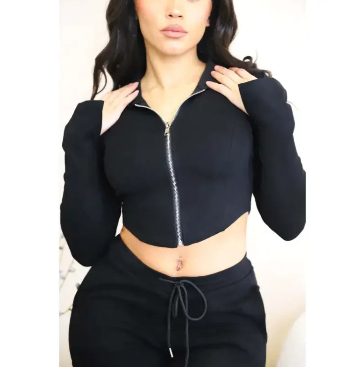 High-Waist Cargo Pants