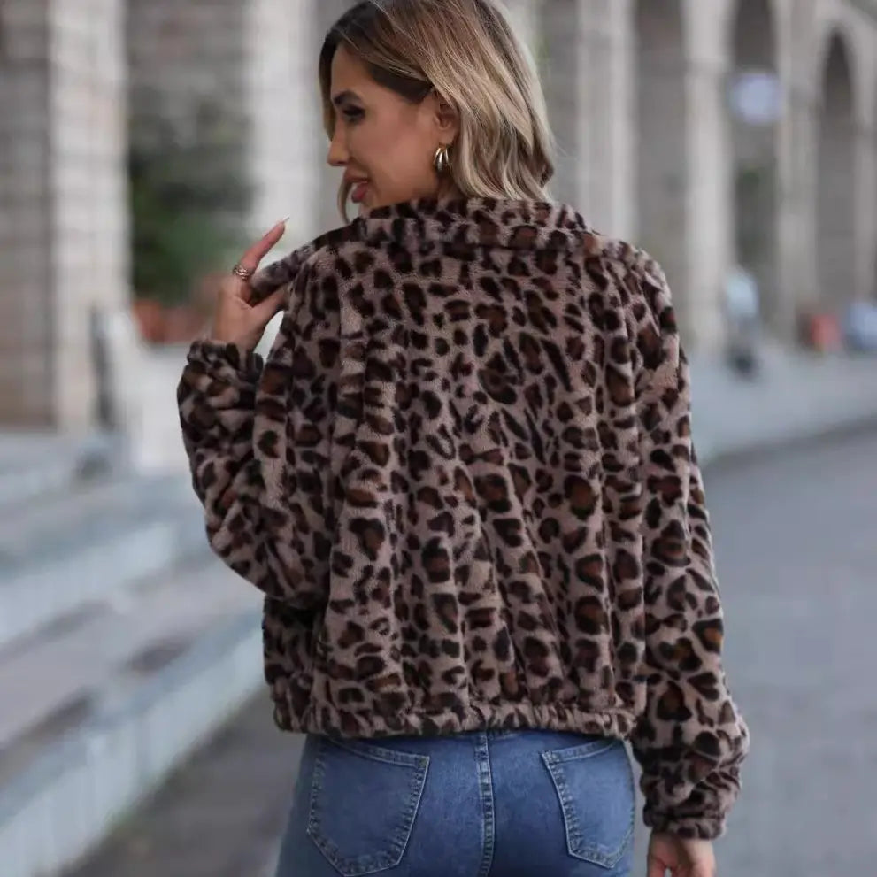 Leopard Print Coat