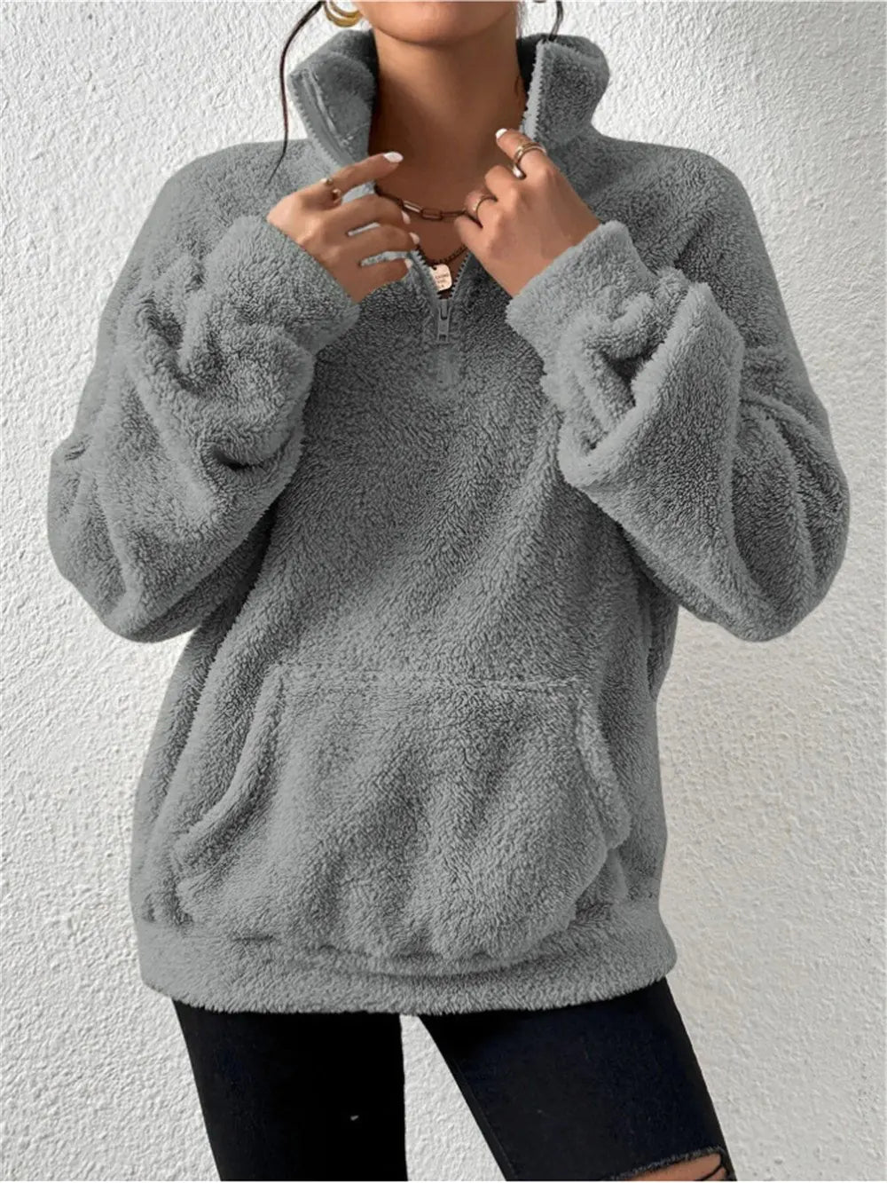 Stand Collar Sweater
