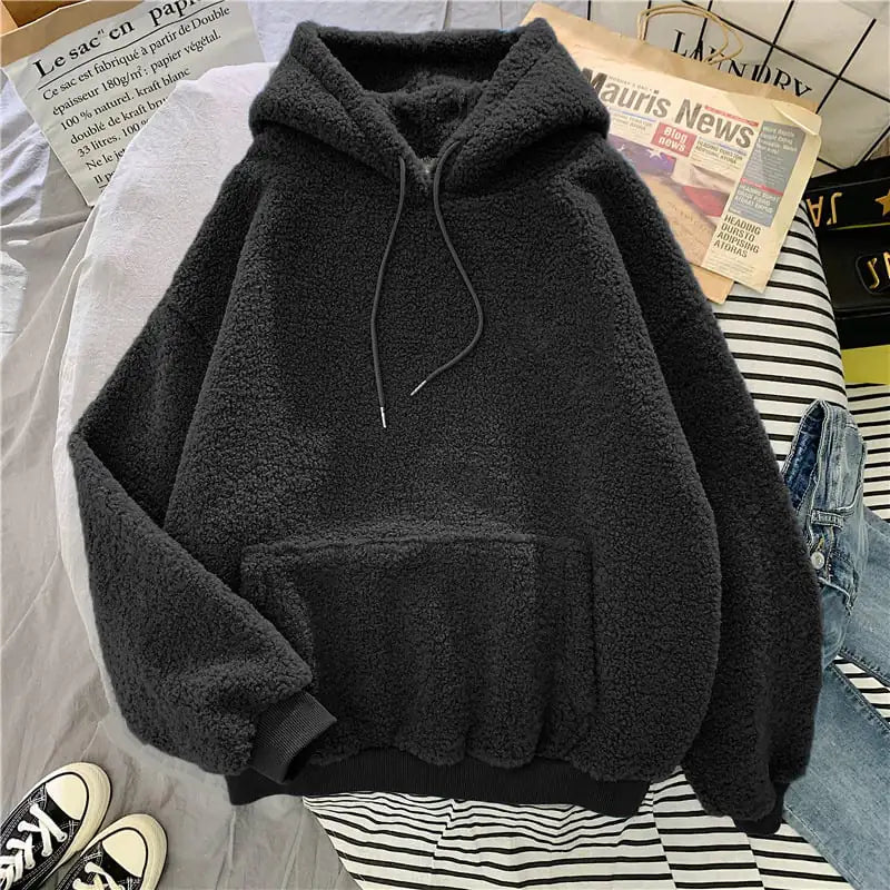 Hooded Sweater Lamb Wool