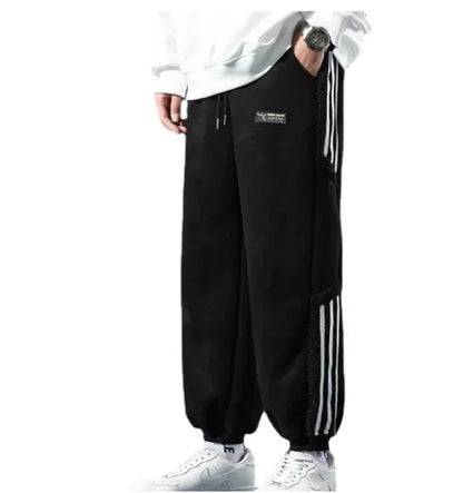 Men's Loose-Fit Striped Joggers