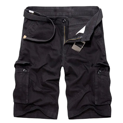 Multi Pocket Cargo Shorts