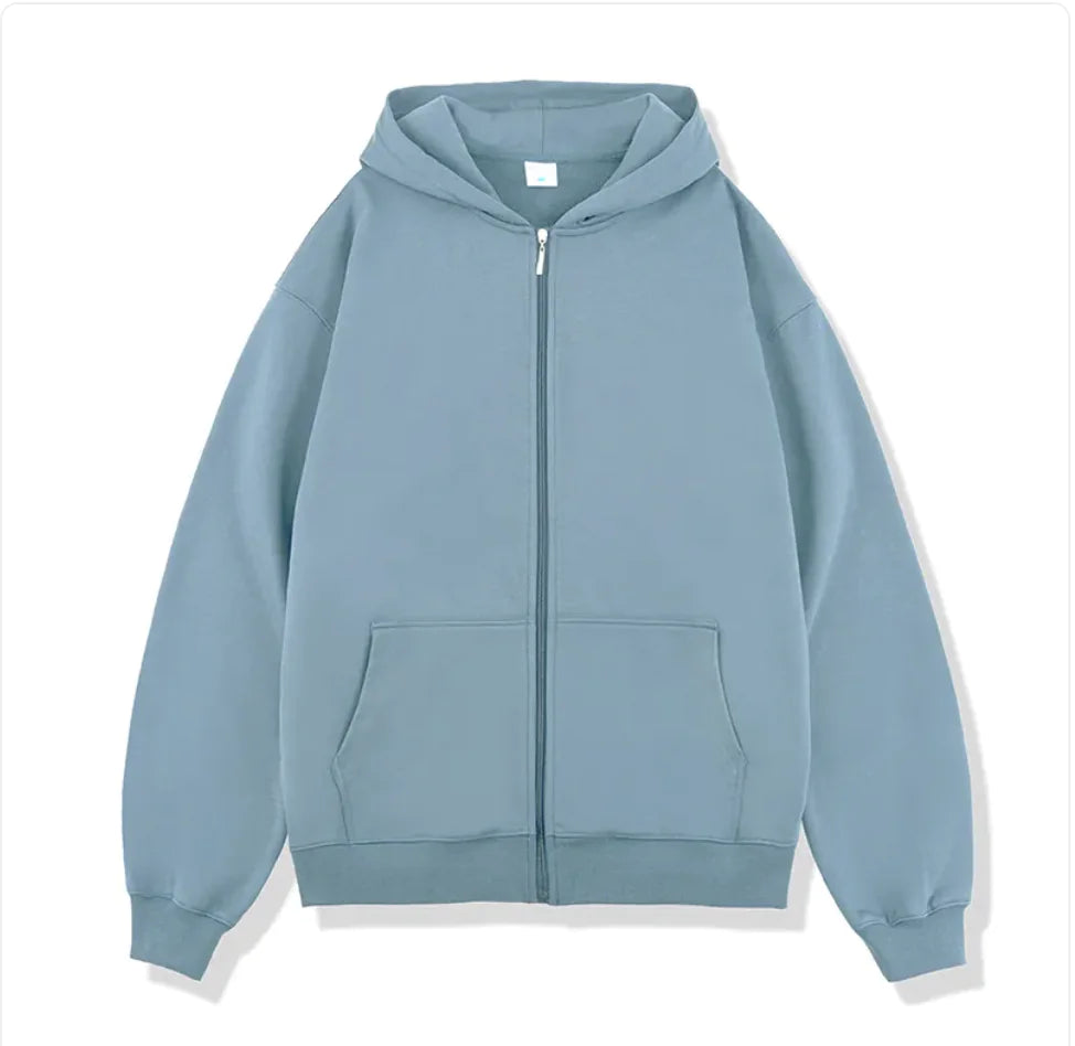 Hooded Zipper Sweater