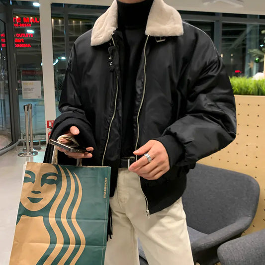 Winter Cotton Lamb Jacket