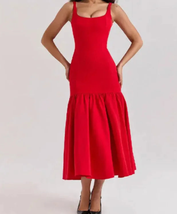 Pleat Fit Dress
