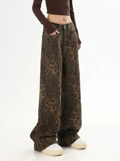 Vintage Leopard Jeans