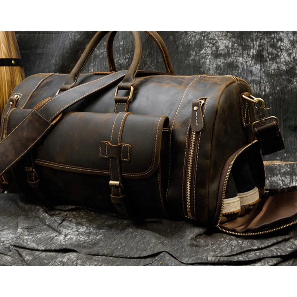 Retro Leather Travel Bag