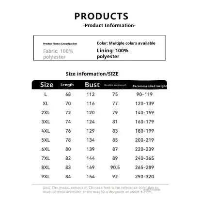 Plus-Size Lapel Jacket