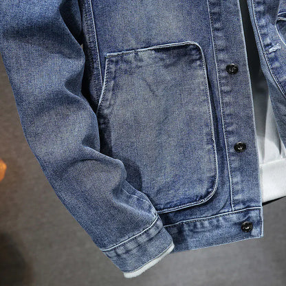 Hooded Denim Jacket