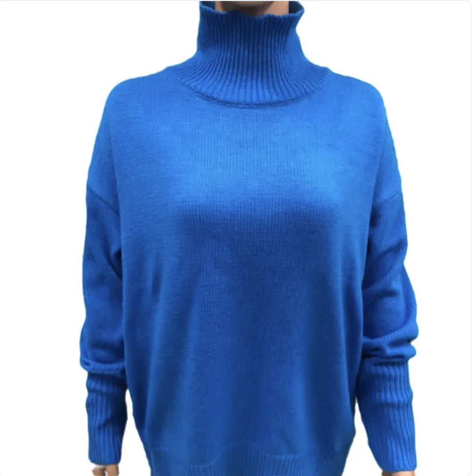 Cozy Long-Sleeve Pullover Sweater