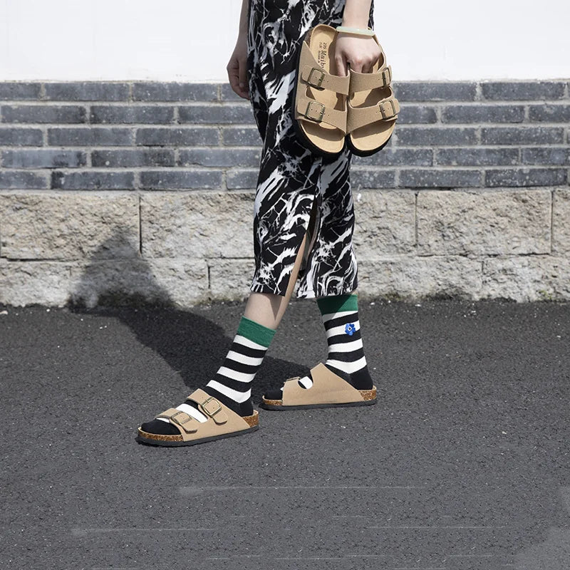 Flat Non-slip Cork Slippers