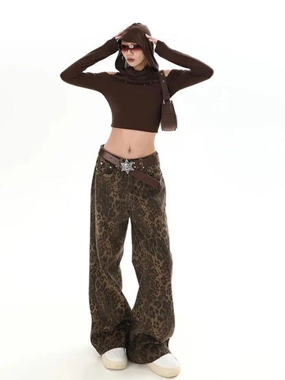 Vintage Leopard Jeans