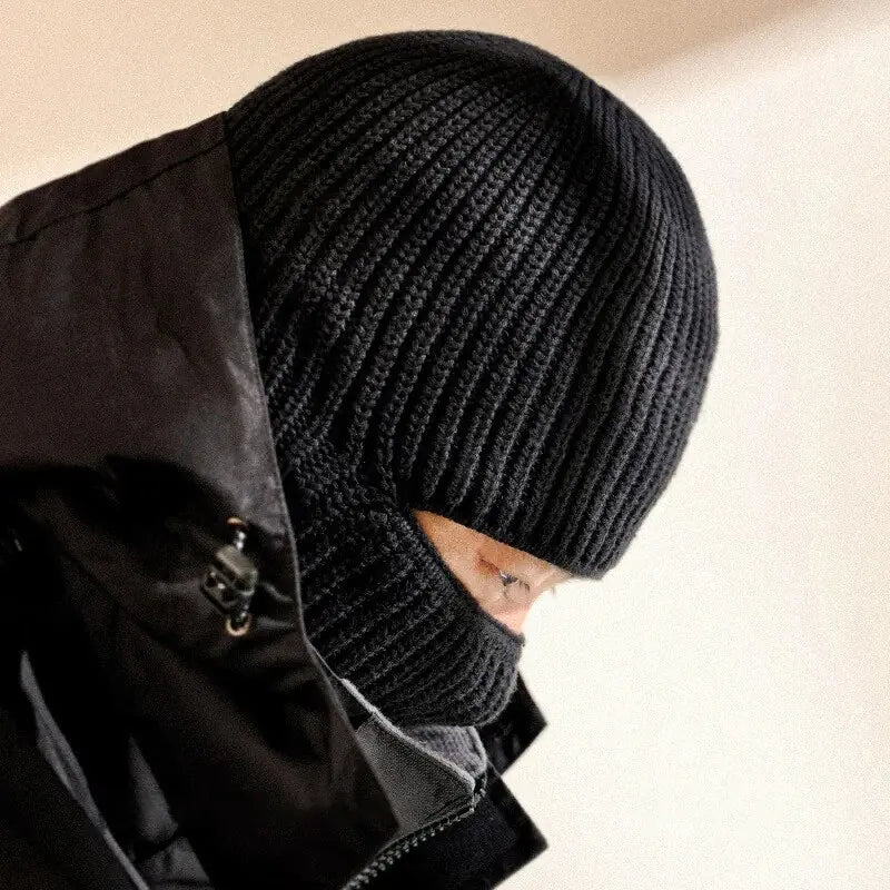 2 In 1 Mask Beanies Winter Headgear