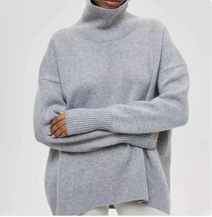 Cozy Long-Sleeve Pullover Sweater