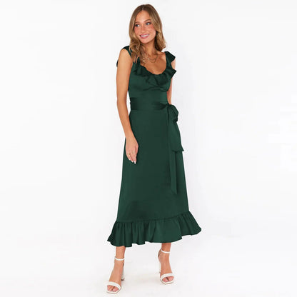 Lace Up Dress