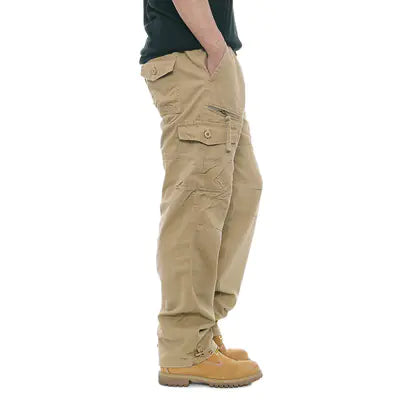 Casual Elastic Waist Pants