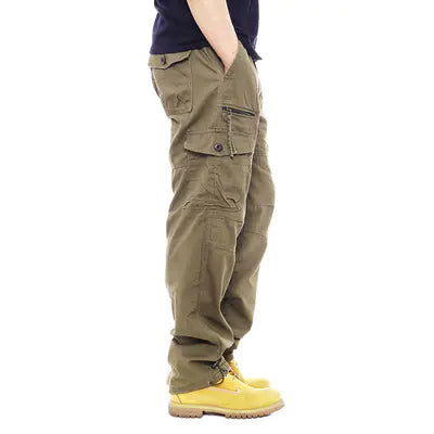 Casual Elastic Waist Pants