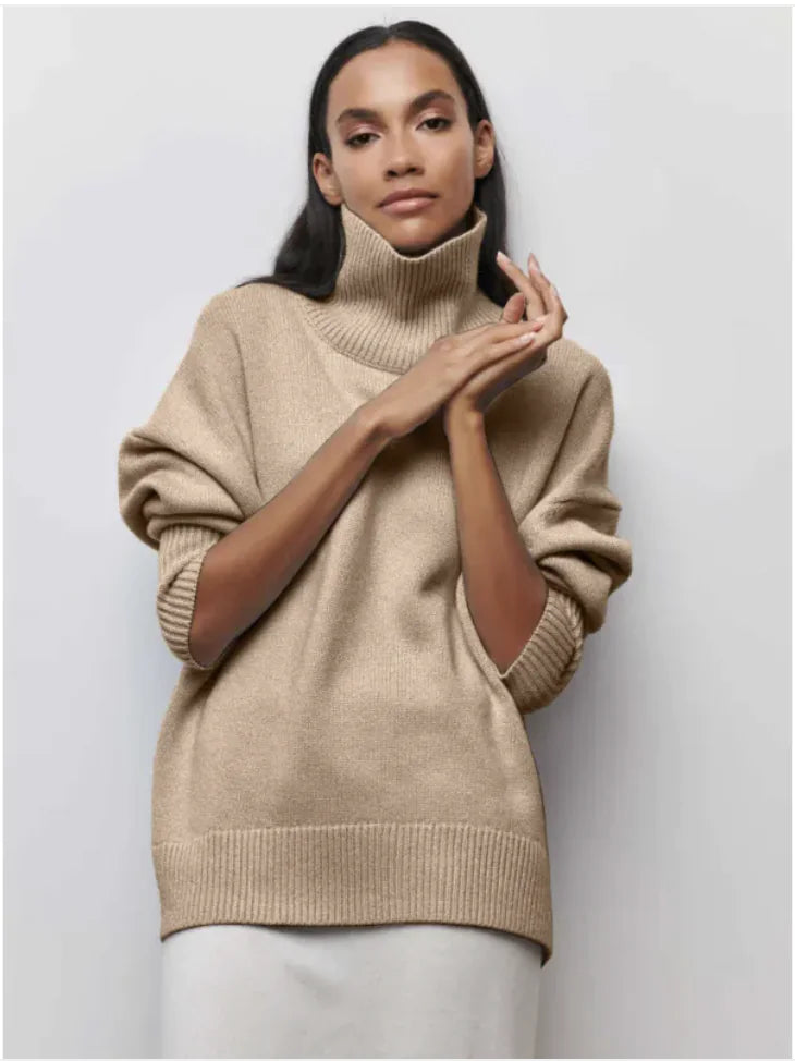 Cozy Long-Sleeve Pullover Sweater