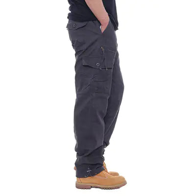 Casual Elastic Waist Pants