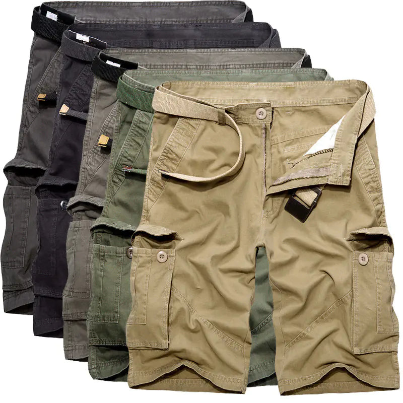 Multi Pocket Cargo Shorts