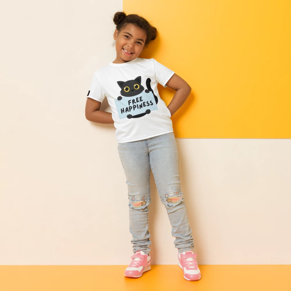 Print Kids Crew Neck