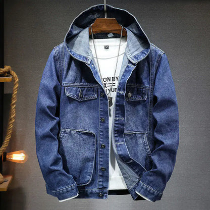 Hooded Denim Jacket