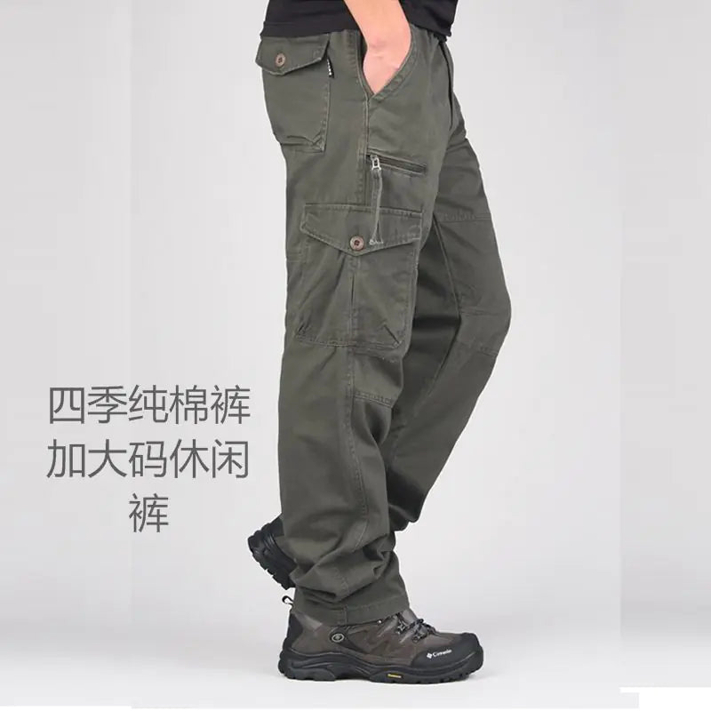 Casual Elastic Waist Pants